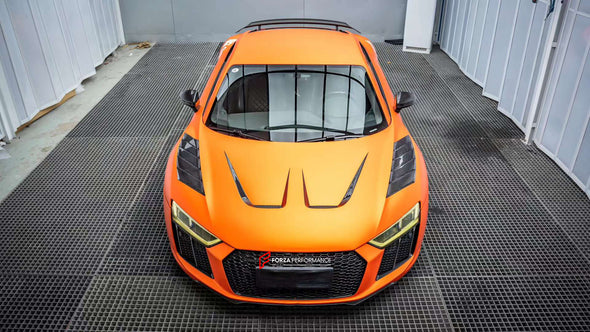 CARBON HOOD for AUDI R8 4S 2015 - 2019  Set includes:  Hood