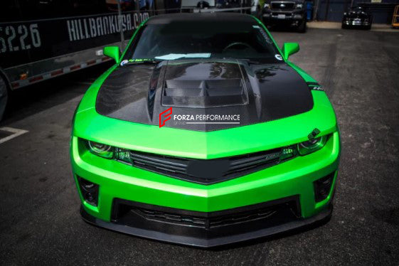 CARBON FIBER HOOD BONNET for CHEVROLET CAMARO 5-TH GEN 2010-2015