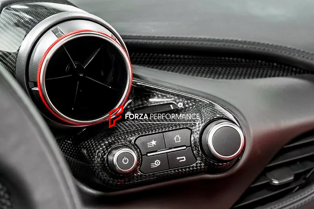 CARBON INTERIOR DASH TRIM VENT OUTLETS for FERRARI F8 TRIBUTO SPIDER 2019 - 2023 

Set includes: 

Dash Trim Vent Outlets

Material: Carbon 

Note: Professional installation is required.

Why “Contact Us for Pricing”?

We don’t display fixed prices because our goal is to offer you the most competitive deal possible. Product costs often decrease over time, and by requesting a quote, you’ll receive our most up-to-date price on market.

SECURED PAYMENT METHODS&nbsp;
PayPal (+4.4% fee)
Visa / Mas