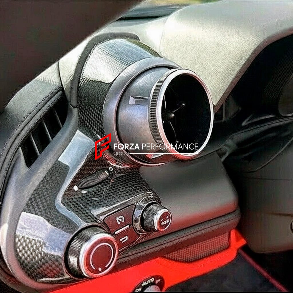 CARBON INTERIOR DASH TRIM VENT OUTLETS for FERRARI F8 TRIBUTO SPIDER 2019 - 2023 

Set includes: 

Dash Trim Vent Outlets

Material: Carbon 

Note: Professional installation is required.

Why “Contact Us for Pricing”?

We don’t display fixed prices because our goal is to offer you the most competitive deal possible. Product costs often decrease over time, and by requesting a quote, you’ll receive our most up-to-date price on market.

SECURED PAYMENT METHODS&nbsp;
PayPal (+4.4% fee)
Visa / Mas