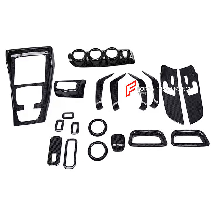 CARBON INTERIOR KIT for MERCEDES-BENZ A-CLASS A45 AMG W177 2018+



Set includes:

Dashboard
Light Control Trim
Central Console Trim
Door Panel Seat Switch Frame
Glass Lift Switch Frame
Air Vent Covers
Door Handle Covers
Gear Shift Knob Cover

Material: Carbon Fiber