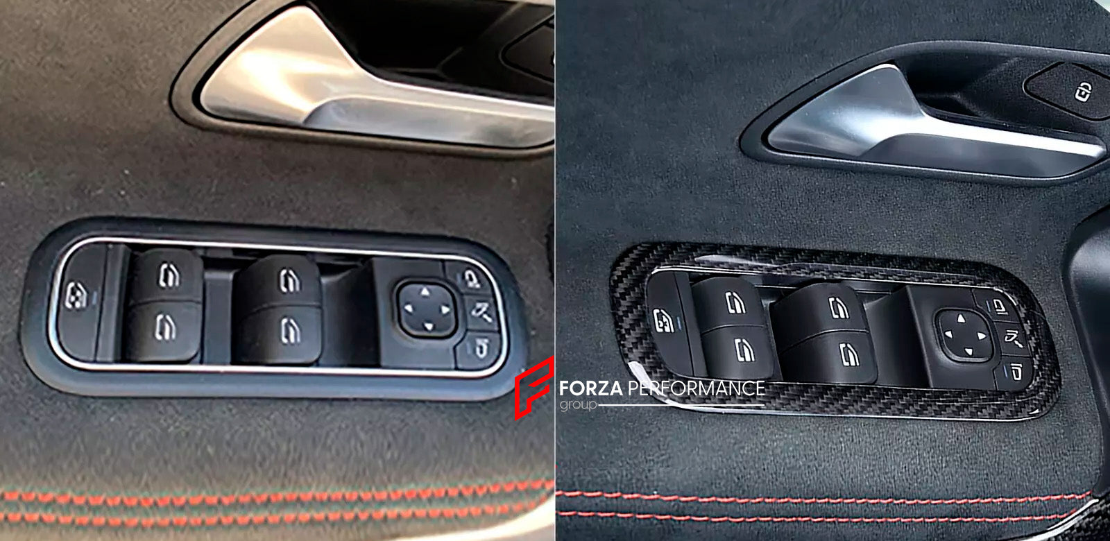CARBON INTERIOR KIT for MERCEDES-BENZ A-CLASS A45 AMG W177 2018+



Set includes:

Dashboard
Light Control Trim
Central Console Trim
Door Panel Seat Switch Frame
Glass Lift Switch Frame
Air Vent Covers
Door Handle Covers
Gear Shift Knob Cover

Material: Carbon Fiber