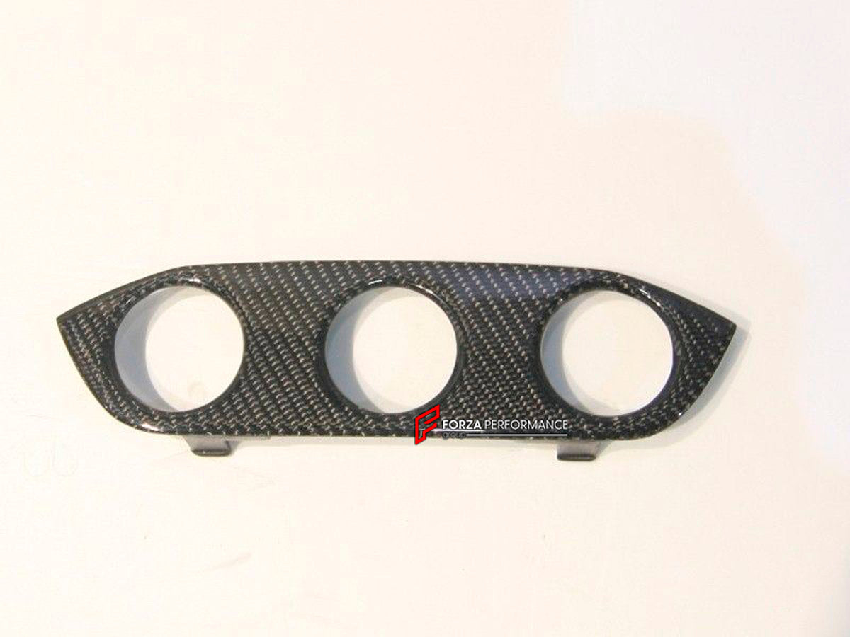 Carbon Interior Meter Base Panel Cover for Lamborghini Gallardo LP540
Set includes:

Interior Meter Base Panel Cover
Material: Carbon

NOTE: Professional installation is required.
