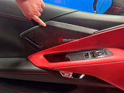 CARBON INTERIOR TRIM KIT for CHEVROLET CORVETTE C8 STINGRAY Z06 E RAY 2020+ Forza Performance Custom fit
Set includes:

Door Trim Panels
Door Window Switch Panels
Door Pull Handle Trims
Steering Wheel Trim
Center Console Trim
Rear Bulkhead Trim
Material: Carbon

NOTE: Professional installation is required.