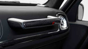 CARBON INTERIOR TRIM KIT for MERCEDES-BENZ G-CLASS G63 W465 2024+

Set includes:

Dashboard Trims
Center Console Trims

Material: Carbon Fiber

NOTE: Professional installation is required.