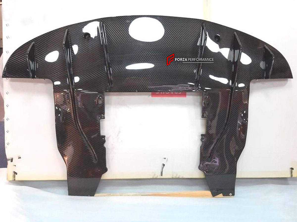 Carbon Rear Bumper Diffuser for McLaren 720S Coupe
Set includes:

Rear Bumper Diffuser
Material: Carbon

NOTE: Professional installation is required.