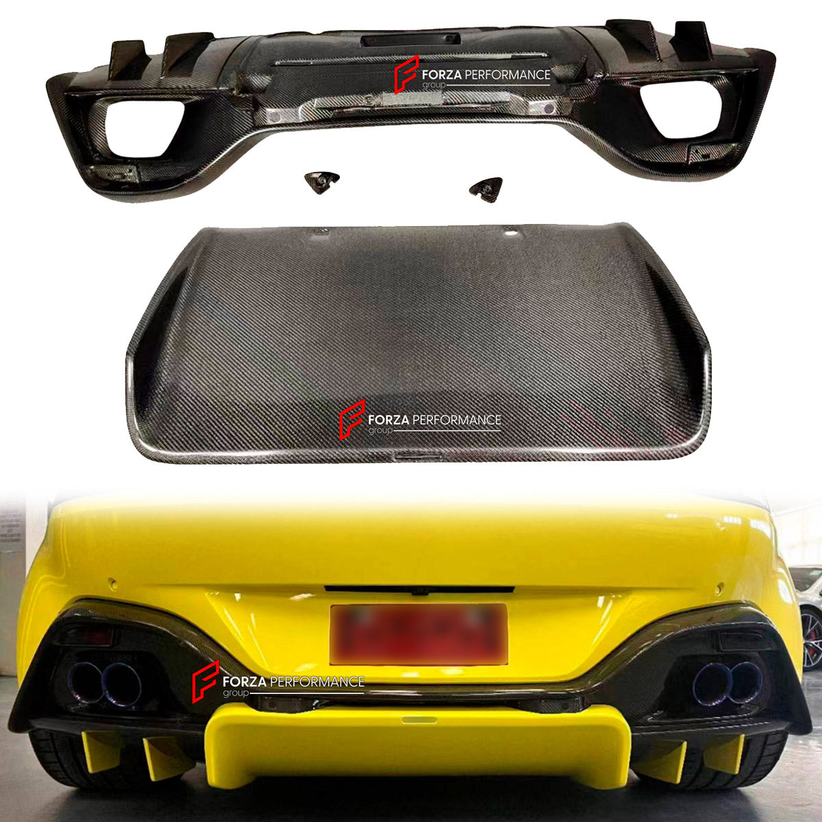 CARBON Rear Diffuser for Aston Martin Vantage AM6 2018 - 2024
Set includes:

Rear Diffuser
Material: Carbon

NOTE: Professional installation is required.
