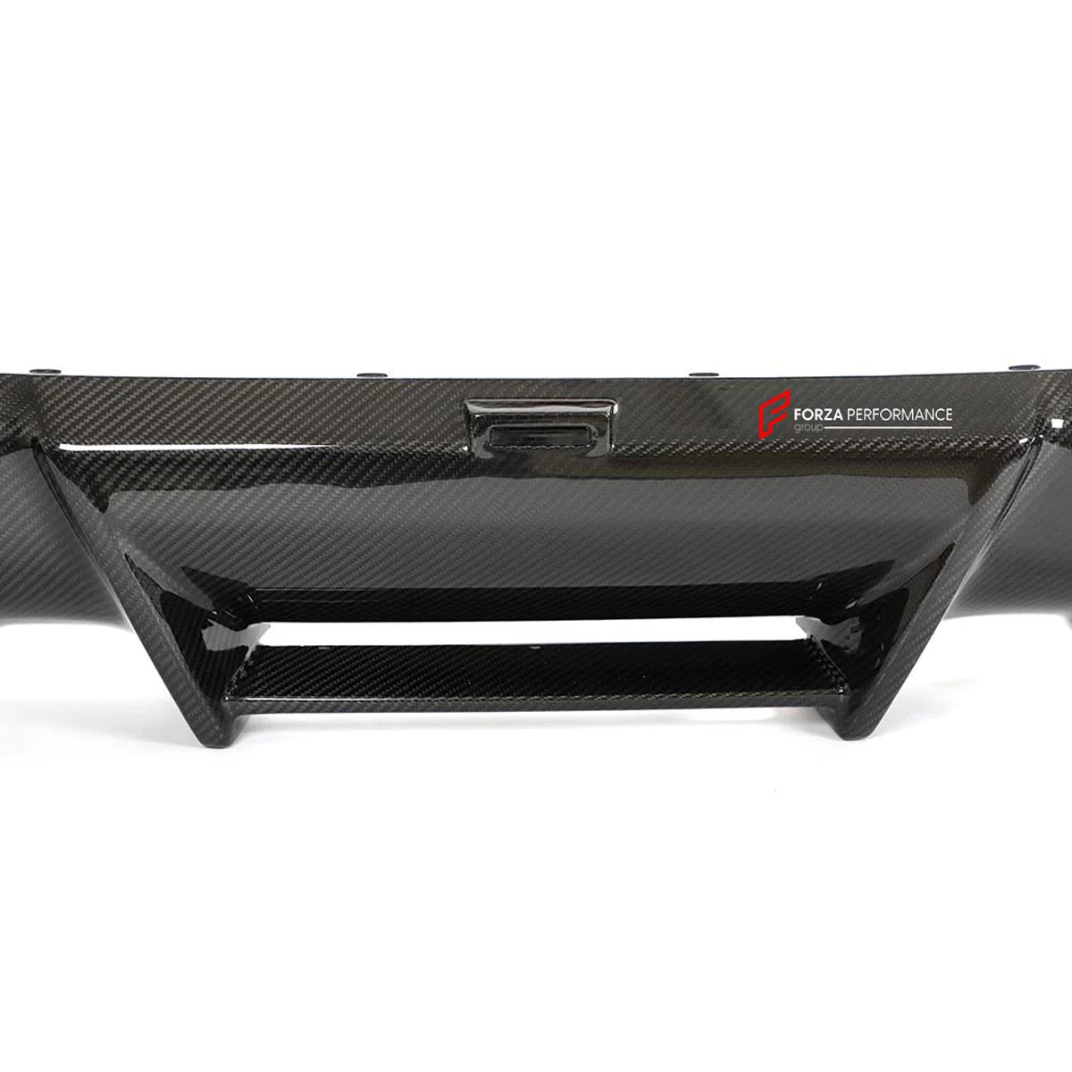 Carbon Rear Diffuser for BMW 5 SERIES G30 LCI 530i 530e 540i M550i xDrive 2018 - 2023
Set includes:

Rear Diffuser
Material: Carbon

NOTE: Professional installation is required.