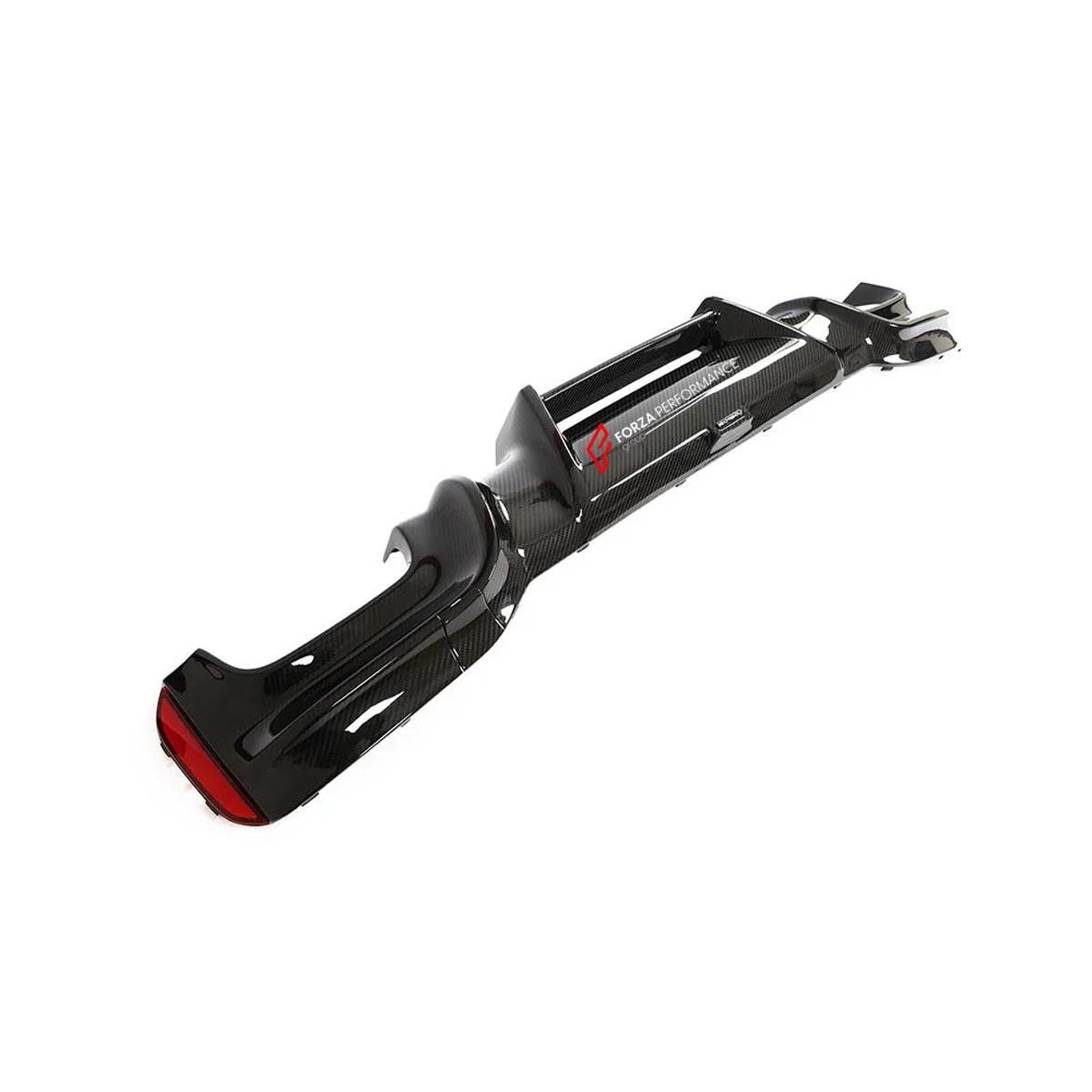 Carbon Rear Diffuser for BMW 5 SERIES G30 LCI 530i 530e 540i M550i xDrive 2018 - 2023
Set includes:

Rear Diffuser
Material: Carbon

NOTE: Professional installation is required.