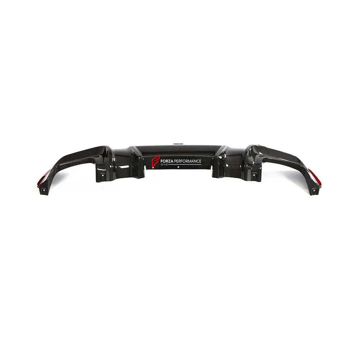 Carbon Rear Diffuser for BMW 5 SERIES G30 LCI 530i 530e 540i M550i xDrive 2018 - 2023
Set includes:

Rear Diffuser
Material: Carbon

NOTE: Professional installation is required.