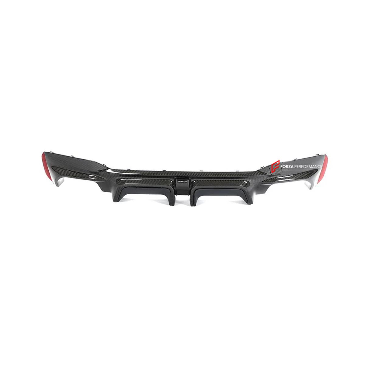 Carbon Rear Diffuser for BMW 5 SERIES G30 LCI 530i 530e 540i M550i xDrive 2018 - 2023
Set includes:

Rear Diffuser
Material: Carbon

NOTE: Professional installation is required.