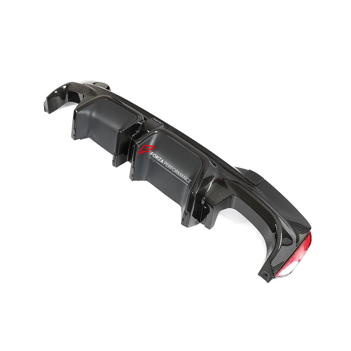 Carbon Rear Diffuser for BMW 5 SERIES G30 LCI 530i 530e 540i M550i xDrive 2018 - 2023
Set includes:

Rear Diffuser
Material: Carbon

NOTE: Professional installation is required.