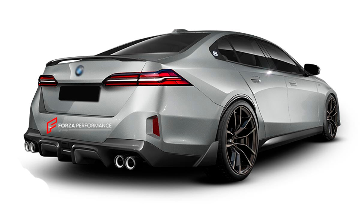 Carbon Rear Fender Flares for BMW 5 SERIES G60 G30 2017+
Set includes:

Rear Fender Flares
Material: Carbon

NOTE: Professional installation is required.


