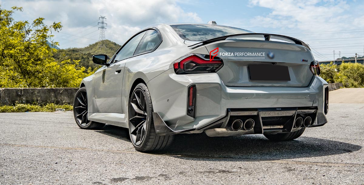 Carbon Rear Diffuser for BMW M2 G87 2023+
Set includes:

Rear Diffuser
Material: Carbon

NOTE: Professional installation is required.