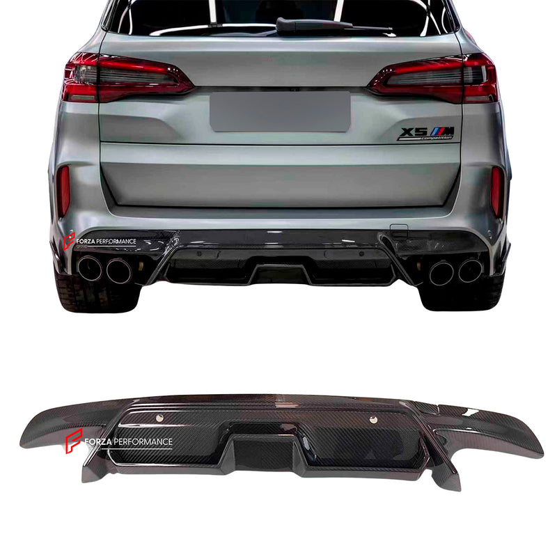 CARBON REAR DIFFUSER for BMW X5M F95 2019+ X6M F96 2020+
