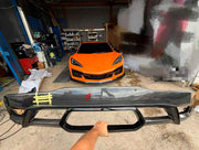 CARBON Rear Diffuser for Chevrolet Corvette C8 Z06 2020 - 2026
Set includes:

Rear Diffuser
Material: Carbon

NOTE: Professional installation is required.