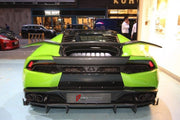 Carbon Rear Diffuser for Lamborghini Huracan LP610
Set includes:

Rear Diffuser
Material: Carbon

NOTE: Professional installation is required.