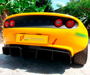 Carbon Rear Diffuser for Lotus Elise S S3 CUP R 2010 - 2021
Set includes:

Rear Diffuser
Material: Carbon

NOTE: Professional installation is required.