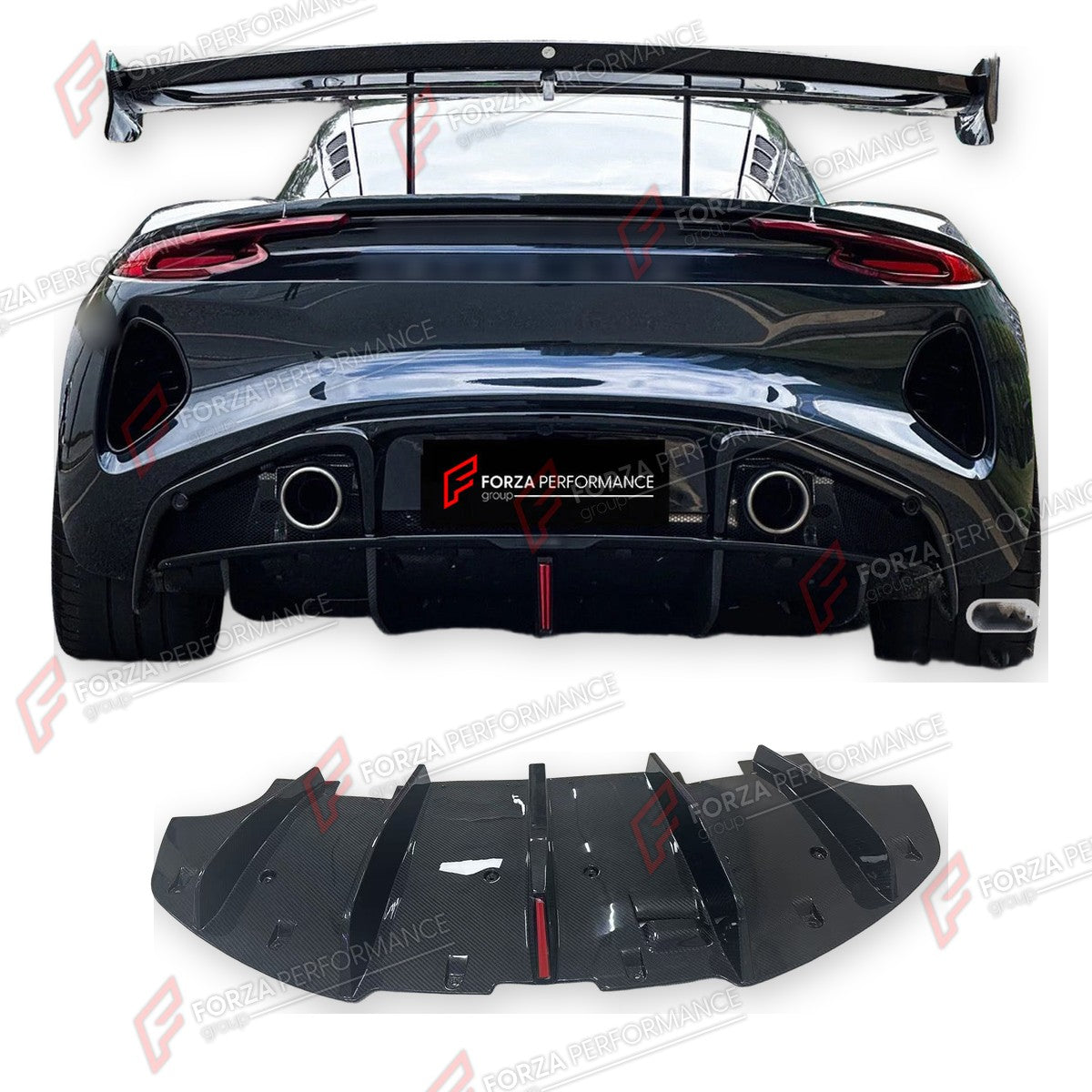 CARBON REAR DIFFUSER for LOTUS EMIRA 2022+ FORZA PERFORMANCE

Set includes:
Rear Diffuser

Material: Carbon Fiber

NOTE: Professional installation is required.