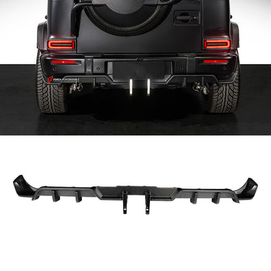 CARBON REAR DIFFUSER for MERCEDES BENZ AMG G63 W465 G350 G500 G550 AMG G63 2024+

Set includes:

Rear Diffuser

Material: Dry carbon