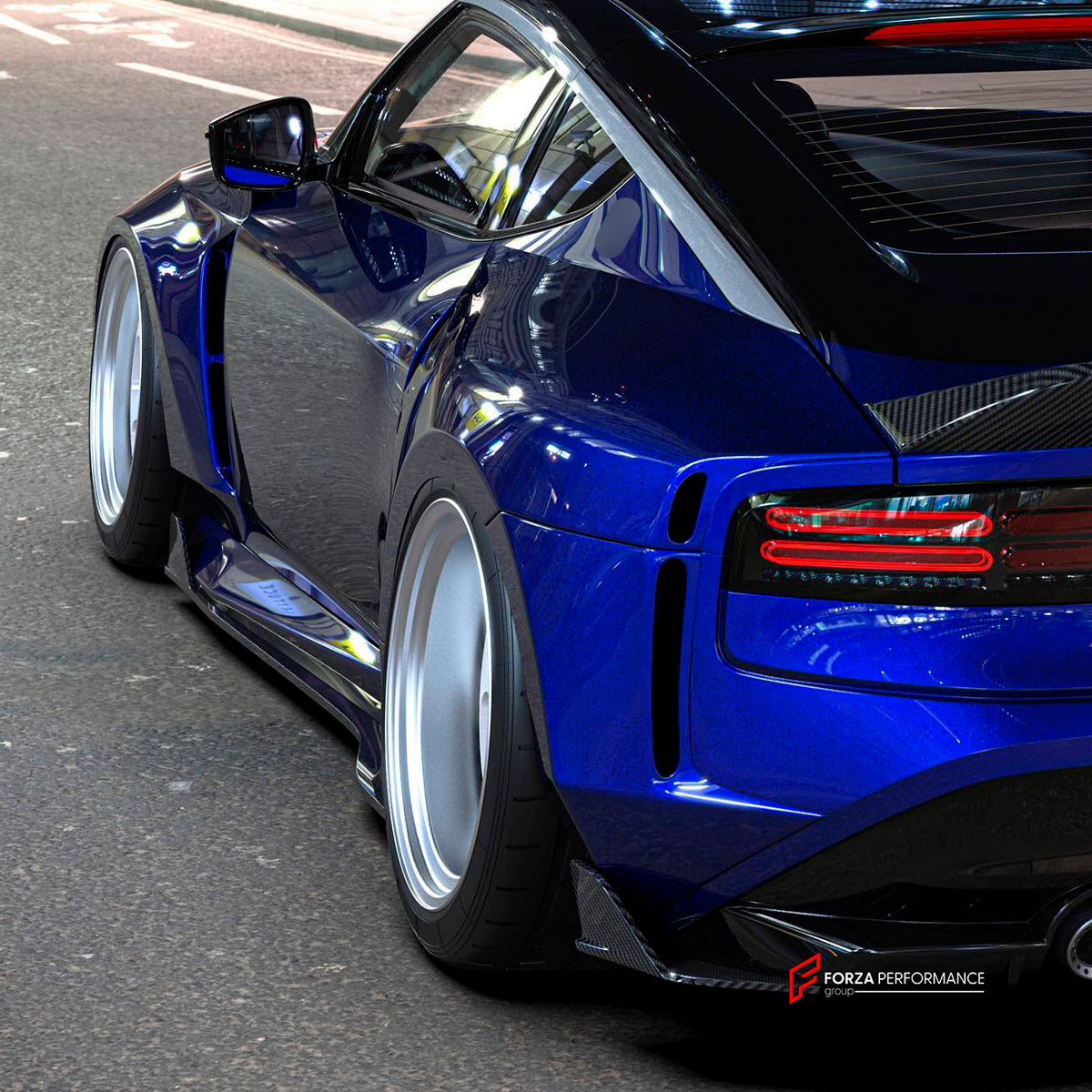 CARBON Rear Diffuser for Nissan Z 400Z 2022+
Set includes:

Rear Diffuser
Material: Carbon

NOTE: Professional installation is required.