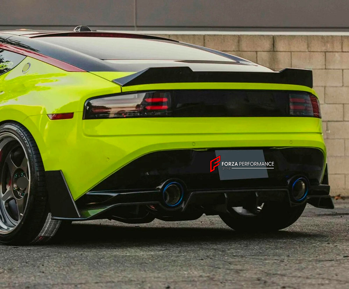 CARBON Rear Diffuser for Nissan Z 400Z 2022+
Set includes:

Rear Diffuser
Material: Carbon

NOTE: Professional installation is required.