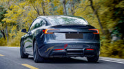 Carbon Rear Diffuser for TESLA MODEL 3 FACELIFT 2023+
Set includes:

Rear Diffuser
Material: Carbon

NOTE: Professional installation is required.