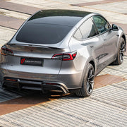 CARBON REAR DIFFUSER for TESLA MODEL Y 2020 - 2025
Set includes:

Rear Diffuser
Material: Carbon

NOTE: Professional installation is required.