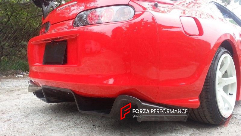 CARBON REAR DIFFUSER for TOYOTA SUPRA JZA80

Set includes:
Rear Diffuser

Material: Carbon

NOTE: Professional installation is required.