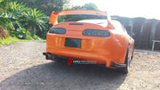 CARBON REAR DIFFUSER for TOYOTA SUPRA A80 JZA80 1993 - 2002

Set includes:
Rear Diffuser

Material: Carbon

NOTE: Professional installation is required.