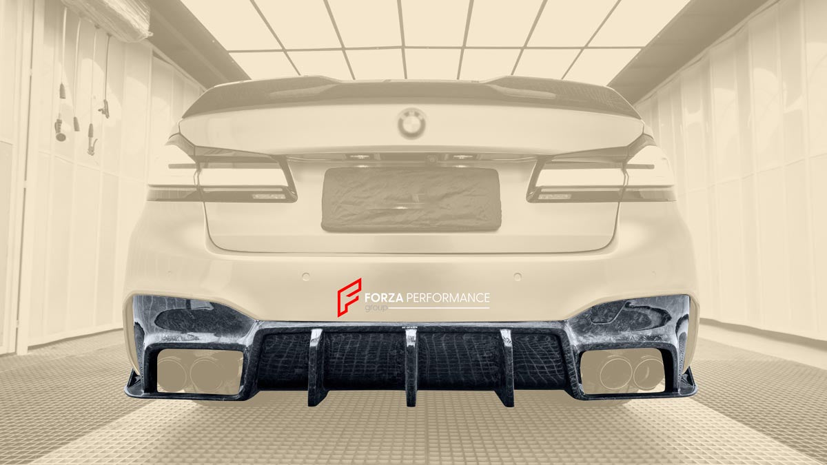 CARBON BODY KIT for BMW 5 SERIES G30 M5 F90 2017 - 2020



Set includes:



Front Lip
Front Side Canards
Side Skirts

Rear Trunk

Rear Diffuser
Wing Spoiler

Material: Carbon

Note: Professional installation is required