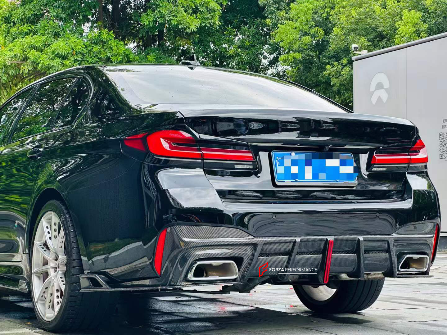 CARBON REAR DIFFUSER SIDE SKIRTS FOR BMW 5-SERIES G30 M5 F90 2017 - 20 ...