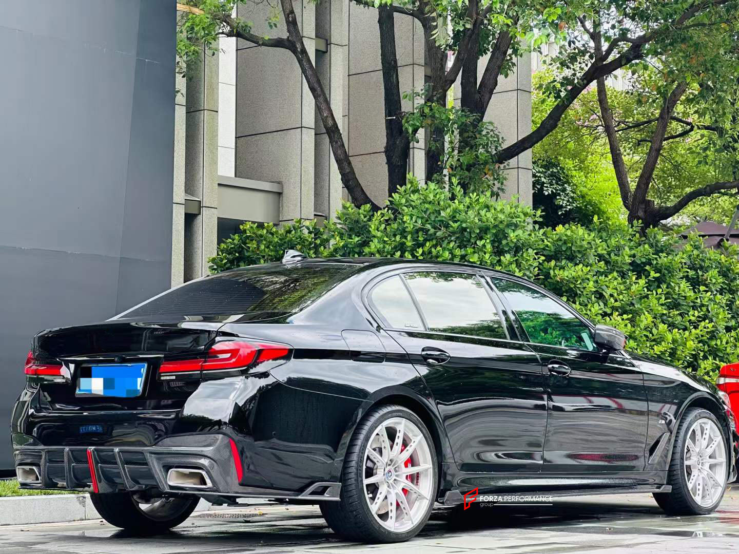 G30 Diffuser CARBON REAR DIFFUSER SIDE SKIRTS FOR BMW 5-SERIES G30 M5 F90 2017 - 20 ...