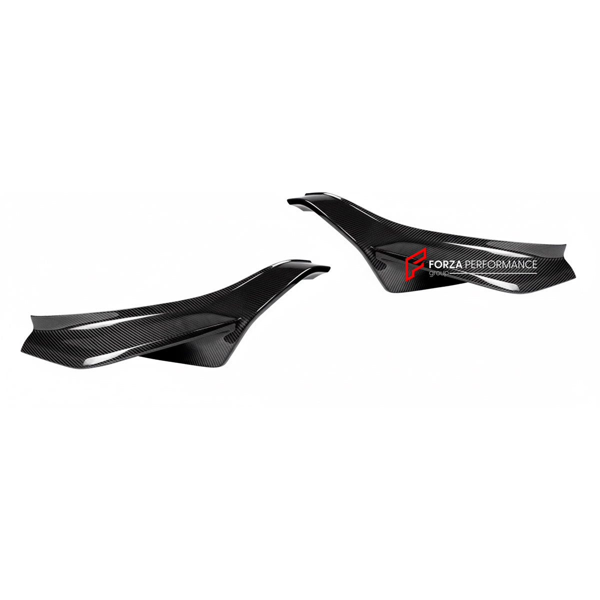 CARBON Rear Diffuser Splitters for Mercedes Benz AMG GTR 2018 - 2021
Set includes:

Rear Diffuser Splitters
Material: Carbon

NOTE: Professional installation is required.