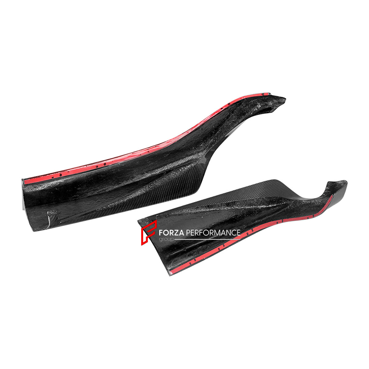 CARBON Rear Diffuser Splitters for Mercedes Benz AMG GTR 2018 - 2021
Set includes:

Rear Diffuser Splitters
Material: Carbon

NOTE: Professional installation is required.