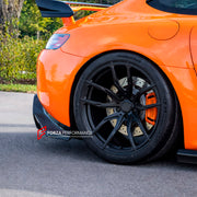 CARBON Rear Diffuser Splitters for Mercedes Benz AMG GTR 2018 - 2021
Set includes:

Rear Diffuser Splitters
Material: Carbon

NOTE: Professional installation is required.