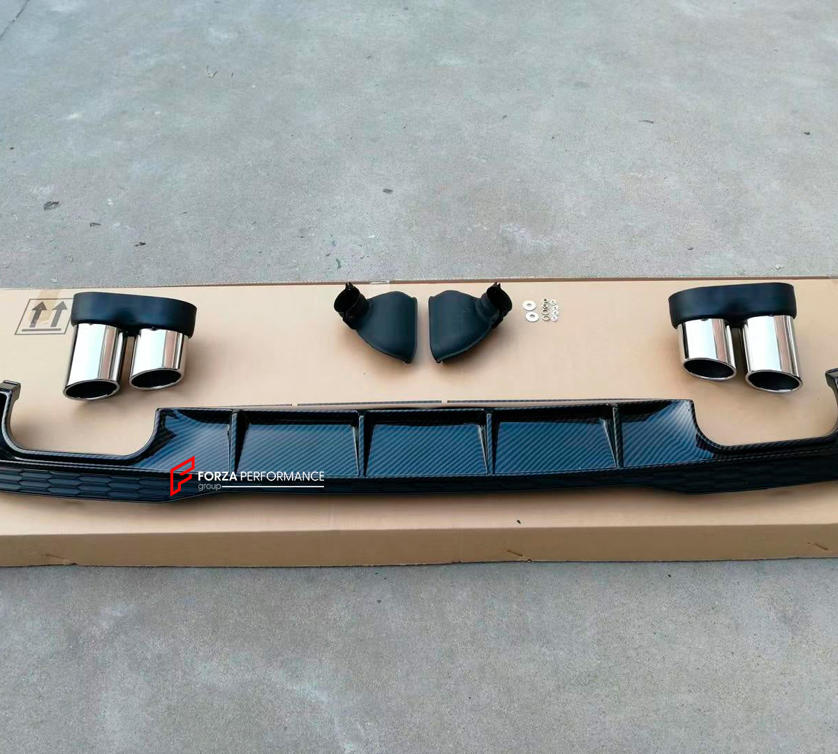 CARBON REAR DIFFUSER WITH EXHAUST TIPS for AUDI A7 | S7 | RS7 4K8 2019 - 2024

Set includes:

Rear Diffuser
Exhaust Tips

Material: Carbon fiber

* Each part can be sent separately. If you need, please contact us.



Payment ►
Visa

Mastercard

PayPal with a credit card (add 4.4% at checkout)
Payoneer
Cryptocurrency
Shipment ►
By express DHL/UPS/TNT/FedEx
To the local international airport
Special line by air
Special line by the sea
To Europe and the UK by train

Please let us know which shipping o