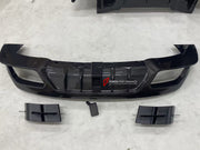CARBON REAR DIFFUSER WITH EXHAUST TIPS for LAND ROVER RANGE ROVER SPORT SV L461 2023+ custom fit Mansory Style
Set includes:

Rear Diffuser
Exhaust Tips
Material: Carbon

Note: Professional installation is required.