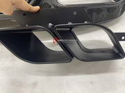 CARBON REAR DIFFUSER WITH EXHAUST TIPS for LAND ROVER RANGE ROVER SPORT SV L461 2023+ custom fit Mansory Style
Set includes:

Rear Diffuser
Exhaust Tips
Material: Carbon

Note: Professional installation is required.