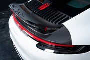 CARBON REAR DUCK TAIL SPOILER for PORSCHE 911 992.2 CARRERA 2024+

Set includes:

Rear Spoiler

Material: Carbon Fiber or Fiberglass


Note: Professional installation is required. Factory brake lights must be reused.

CONTACT US FOR PRICING