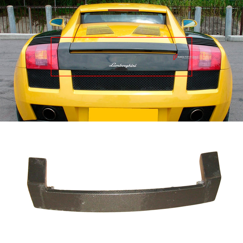 CARBON REAR END UPPER PANEL COVER for LAMBORGHINI GALLARDO COUPE 2003 - 2008