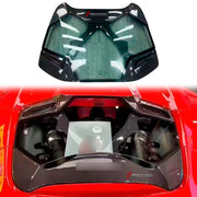 CARBON Rear Engine Hood Cover for Ferrari 488 GTB 2015 - 2020
Set includes:

Rear Engine Hood Cover
Material: Carbon

NOTE: Professional installation is required.