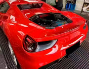 CARBON Rear Engine Hood Cover for Ferrari 488 GTB 2015 - 2020
Set includes:

Rear Engine Hood Cover
Material: Carbon

NOTE: Professional installation is required.
