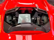 CARBON Rear Engine Hood Cover for Ferrari 488 GTB 2015 - 2020
Set includes:

Rear Engine Hood Cover
Material: Carbon

NOTE: Professional installation is required.