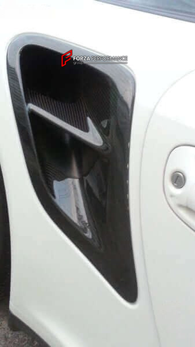 Carbon Rear Fender Air Scoop for Porsche 911 997 Turbo 2004 - 2013
Set includes:

Rear Fender Air Scoop
Material: Carbon

NOTE: Professional installation is required.