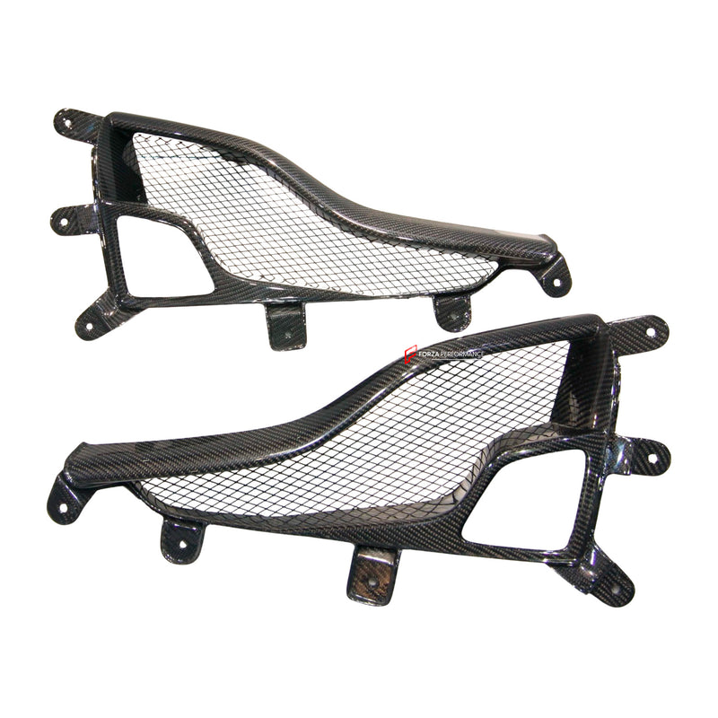 CARBON REAR FOG LIGHT SURROUND COVER for FERRARI 458 ITALIA 2009 - 2015