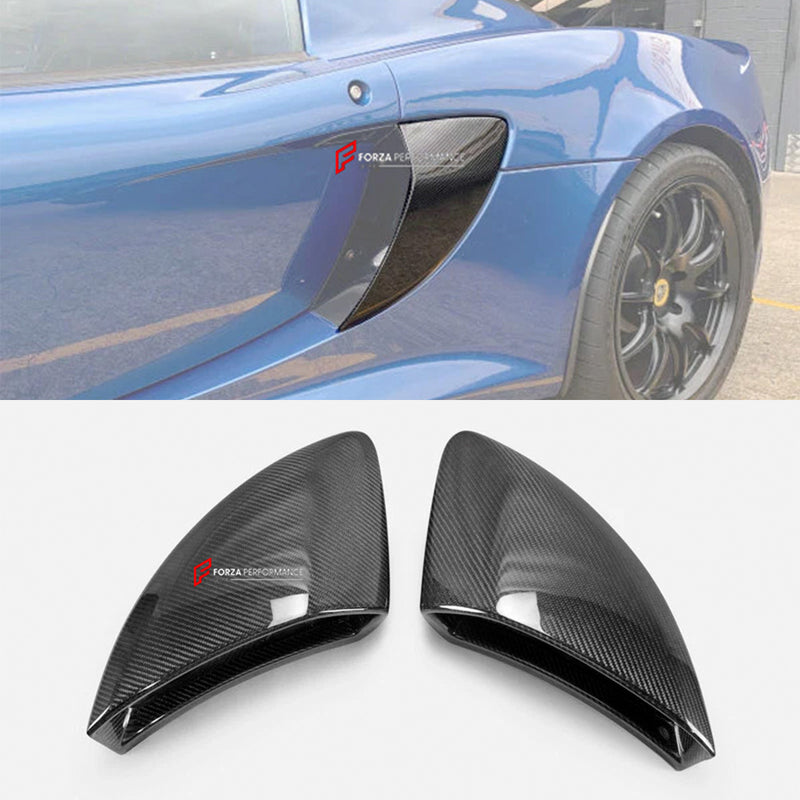 CARBON REAR SIDE AIR INTAKE SCOOP for LOTUS EXIGE 3 V6 350 CUP 2011 - 2021