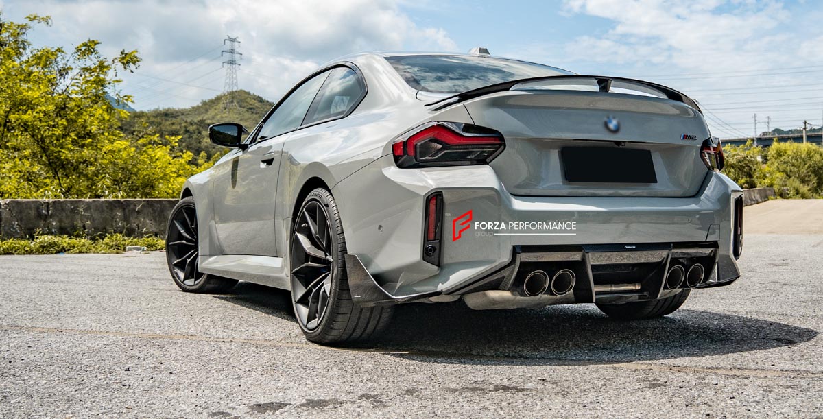 Carbon Rear Side Canards for BMW M2 G87 2023+
Set includes:

Rear Side Canards
Material: Carbon

NOTE: Professional installation is required.
