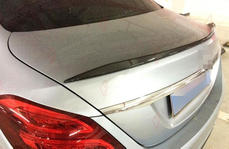 CARBON REAR SPOILER C63 STYLE for MERCEDES BENZ C CLASS C205 COUPE 2016 - 2021