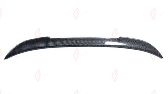 CARBON REAR SPOILER CS STYLE for BMW M3 E92 2008 - 2013
Set includes:

Rear Spoiler
Material: Carbon

NOTE: Add-on type - installs over the original part. Professional installation is required.